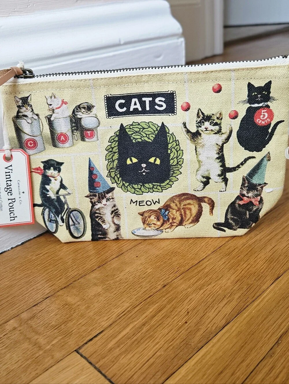 Cavallini & Co. Vintage Pouch - Vintage Cats